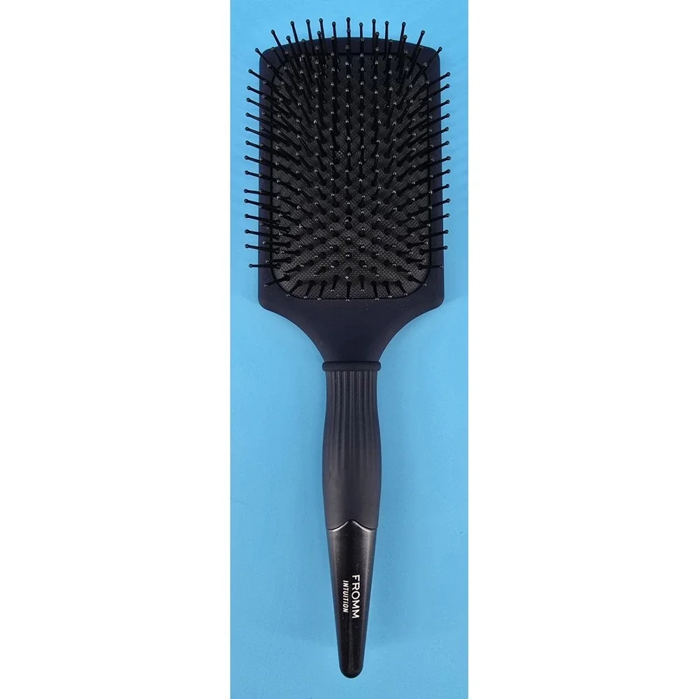Fromm Intuition Paddle Hair Brush - Detangle Blow Dry Smooth Blue Black‎ EUC